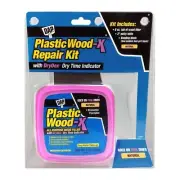 DAP Plastic Wood-X Natural 8oz Wood Filler W/ DryDex w/ Putty Knife & Sand Block