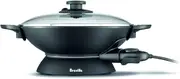 Breville the Quick Wok Compact Electric Wok, Black, BEW300BLK