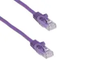 Cat6 Ethernet Patch Cable, Snagless, UTP, 10 ft, Purple