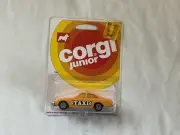 Vintage 1974 Corgi Junior #14 Buick Regal Yellow Taxi Cab Original Package