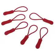 Zipper Pulls Replacement 30pc Extension Cord Handle Fix Tag Extender Dark Red