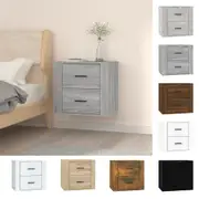 Wall-mounted Bedside Cabinet Wall Unit Storage Nightstand Multi Colours vidaXL
