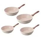Omelette Egg Pan Non Stick Wok with Handle Flat Bottom Skillet Multifunctional
