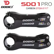 6/17 Degree 31.8MM Road MTB Bike Carbon Stem Bicycle Stems 70-120mm 3K Glossy