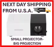 MINI PROJECTOR PORTABLE HOME THEATER USB LED (Small projector-big projection!)
