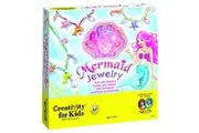 Creativity for Kids Mermaid Jewelry - String Mermaid Beads, Create 8 Jewelry Pieces - Great for Beginners