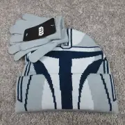 Star Wars Hat Beanie and Gloves Set Kids Boys One Size OSFM Clone Trooper Disney