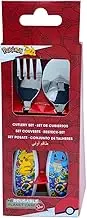 Stor, Pokemon Children's Cutlery Set, Stainless Steel Fork and Spoon for Kids, 2 Cutlery