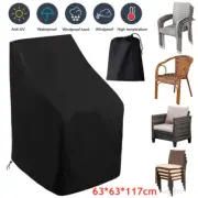 Garden Stackable Chair Covers Waterproof Outdoor Stacking Chair Cover Heavy Duty