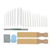25 PCS/Set Kneaded Eraser Art Drawing Stump Art Charcoal Erasable Sandpaper