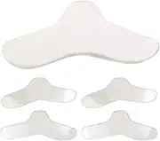 Nasal Pad for CPAP Mask Machine 5Pcs Clear Reusable Silicon Gel Safe Soft Nose Pads Reduce Red Marks Nose Pads for Face Guard