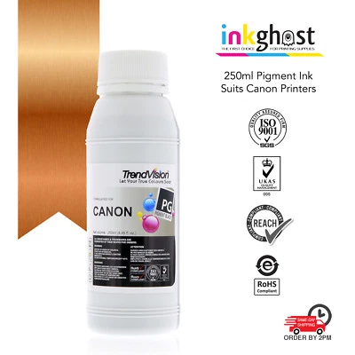 250ml Black Pigment or dye ink for Canon CLI-8 - CISS and refillable cartridges