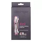 Clevinger 4 in 1 Compact Makeup Brush Set Contour/Blush/Lip/Smudge /Rose Gold
