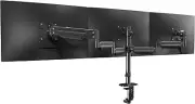 Triple Monitor Mount for Most 17 to 32 Inch Screens,Gas Springs Adjustment Tripl