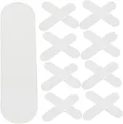 WRITWAA 50pcs Nail Display Board Nail Accessories for Nail Technician Nail Art Display Nail Stand for Painting Nails Gel Nail Accessories Nail Display Strips Acrylic Transparent