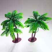 8 PCS Micro Landscape Ornaments Model Train Trees Trees Model Scenery