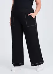 [TS] Taking Shape Bamboo Ponte Paige Pant Size 16 in Black - Plus Size Women's Bottoms Black