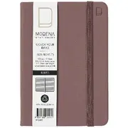 Modena A6 Recycled PU Ruled Notebook Grape