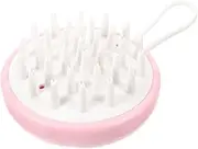 WOONEKY Cartoon Silicone Scalp Massager Shampoo Brush Soft Hair Care Exfoliator for Adults Bright Design Comfortable Grip for Scalp Cleansing Relaxation