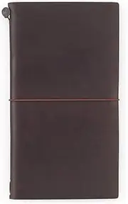 DESIGNPHIL 13715006 Traveler's Notebook, Regular Size, Limited Size, Card Included, Brown