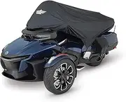 UltraGard Can-Am Spyder RT Half Cover 2020+ Can Am RT Water Resistant Premium Black 4-447BK by Big Bike Parts