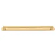 Baltimore Cabinet Pull with Backplate CTC320mm Brushed Brass