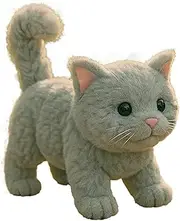 Robot Cat | Electric Fake Cat - Interactive Toy Figures for Girl Boys Home Offices Family Son Daughter Valentine's Day Mother's Day Thanksgiving