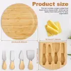 Cheese Board with Drawers Bamboo Wood Pizza Panel Lighter Pizza Panel oll