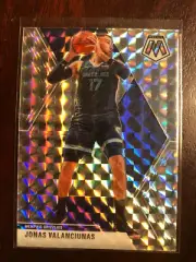 Jonas Valanciunas 2019-20 Mosaic Silver Prizm Mosaic Refractor GRIZZLIES