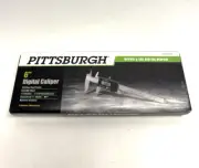 FACTORY SEALED Pittsburgh 6” Metric & SAE Digital Caliper Item #47257