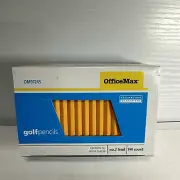 OfficeMax Golf Pencils, #2 HB Half Pencils, 3.5" Mini Pencils, Pre-Sharpened,144