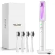 Sonic UV Electric Toothbrush with Light 4 Brush Heads for Adults and Kids, On...