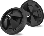 Garbage Disposal Splash Guard, 2 Pack Upgraded EPDM Rubber Drain Insert for InSinkErator Evolution Series 3 3/8" QCB-AM Sink Baffle Drain Cover Removable Quiet Collar EPDM Strainer Insert Parts