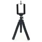 Universal Compact Tripod Stand Flexible Octopus Phone Camera Selfie Stick Mount For Smartphone / Digital Black Selfie Sticks