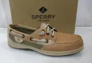 Women's Sperry Top Sider Rosefish Boat Shoes Memory Foam Linen / Oat Size 8.5