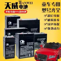 在飛比找蝦皮商城精選優惠-童車通用電池 天威6伏V4V4.5V7V10AH12伏v7a