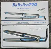 BaBylissPRO Nano Titanium Prima3000 1¼" Ionic Straightener Curl and Straighten