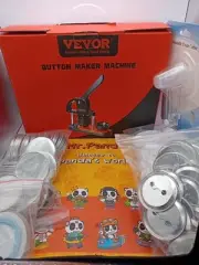 Vevor Button Maker Machine Pin Blanks Mr Panda Book Open Box