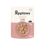 Applaws Natural Tuna with Salmon in Jelly Wet Cat Food Pouch. - 70g