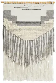 Hand Crafted Wall Hanging in Grey : 33 Rug