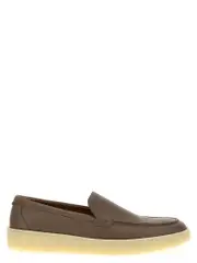 [Hugo Boss] Hugo Boss-Clay Mocassini Marrone-Uomo 39IT Brown
