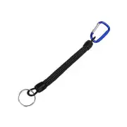 Retractable Spring Elastic Rope Security Gear Tool Anti Lost Keychain Fishi HR