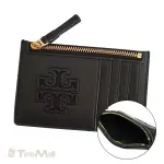 TORY BURCH 零錢包 卡片夾 LOGO 羊皮 黑 全新 100%正品 全省專櫃可送修 TWEMALL