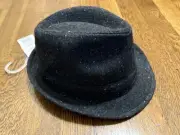 Cat & Jack Boy's Fedora Hat Gray OSFM