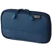 Smart Fit Single Zip Compact Pencil Case Navy