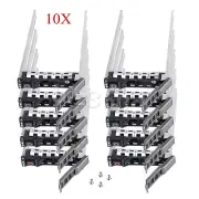 10PCS G176J 2.5" Hot Swap HDD Hard Drive Tray Caddy for DELL PowerEdge R610 R810