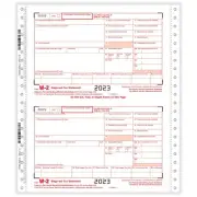 W-2 3-part Twin Set-Employer Carbonless (200 Mailers/Box)