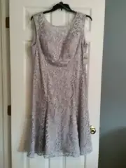 ALEX EVENINGS Cocktail/Evening Dress, Sz. 14, Mid Length NWT, MSRP $239