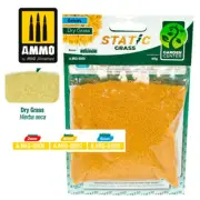 AMMO by Mig Jimenez Static Grass - Dry Grass Fibre Length: 2mm (40gr/bag)