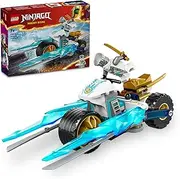 LEGO® NINJAGO® Zane’s Ice Motorcycle Toy 71816 with 1 Minifigure, Ninja Playset, Adventure Set, Small Vehicle, Buildable Model for Kids, Toy for Boys and Girls Aged 7 and Over